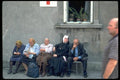 023053 Old Worshippers Resting On Bench A4 Photo Print