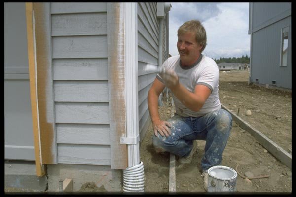 023080 House Painter A4 Photo Print