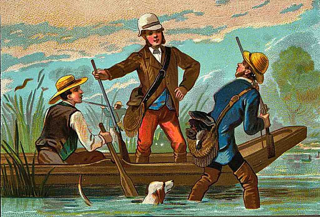 024 Duck Shoot Vintage A4 Photo Print