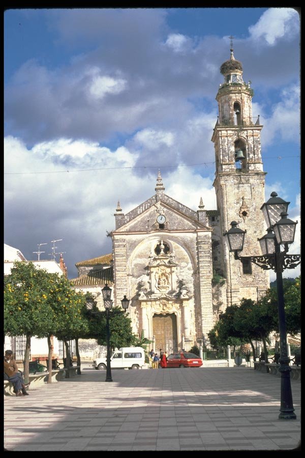 024005 Spanish Church With Bell Tower A4 Photo Print