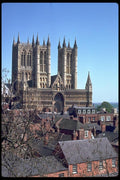 024007 Many Towered English Church A4 Photo Print
