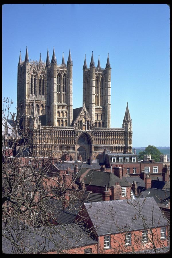 024007 Many Towered English Church A4 Photo Print