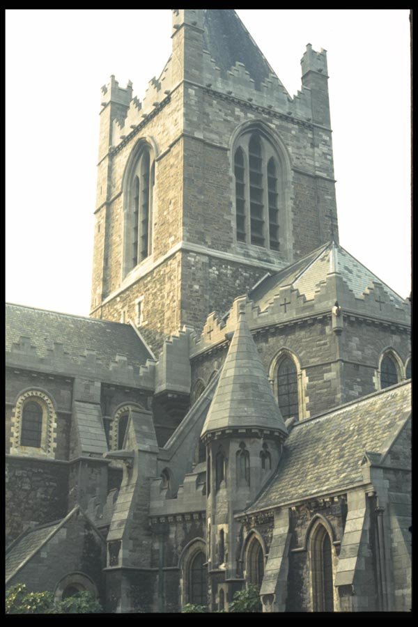 024015 Cathedral Tower Corner A4 Photo Print