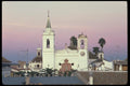 024018 White Spanish Church A4 Photo Print