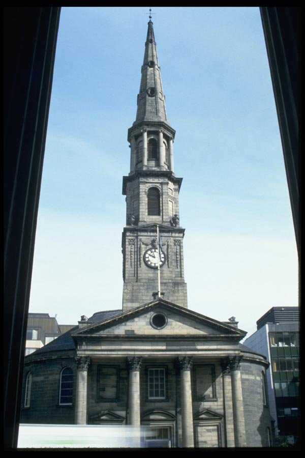 024024 St. Andrews Church With Clock A4 Photo Print