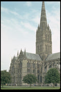 024029 Salisbury Cathedral A4 Photo Print
