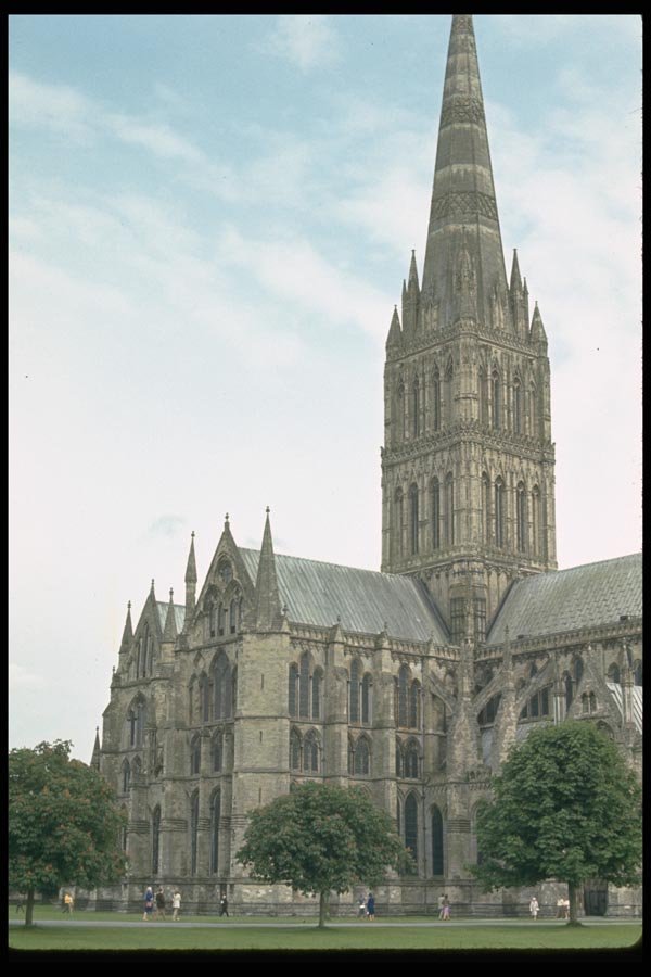 024029 Salisbury Cathedral A4 Photo Print