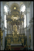 024031 Ornate Altar In German Cathedral A4 Photo Print
