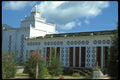 024034 White Masonry Church A4 Photo Print