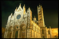024050 Italian Church At Night A4 Photo Print