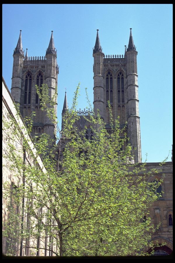 024054 Lincoln Cathedral Tower Close Up  A4 Photo Print