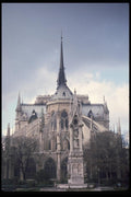 024056 Notre Dame From Rear A4 Photo Print