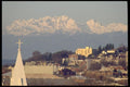 024059 White Steeple, Mountain Range A4 Photo Print