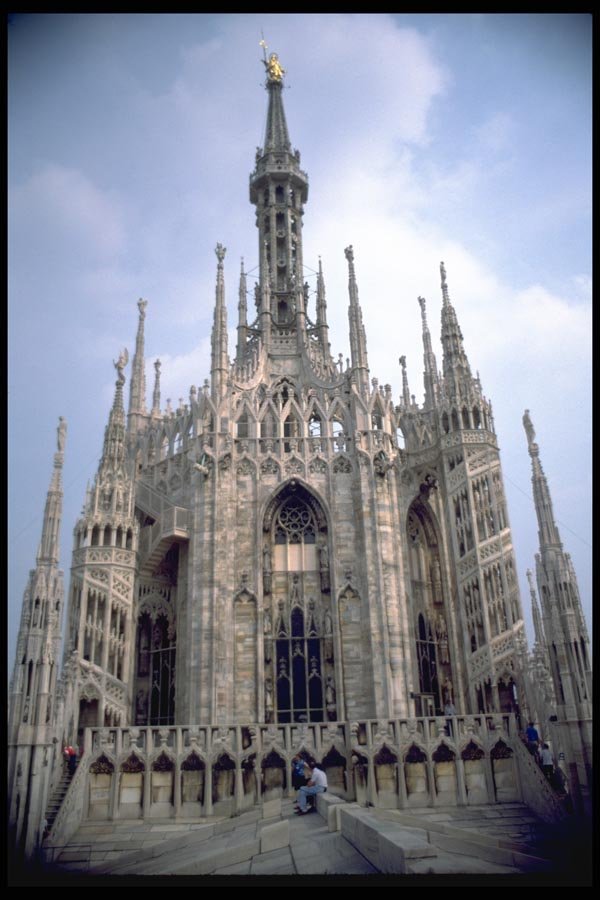 024065 Many spired Italian Church A4 Photo Print