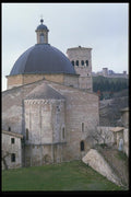 024073 Domed Stoned Italian Church A4 Photo Print