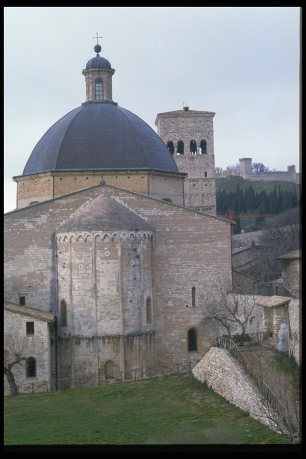 024073 Domed Stoned Italian Church A4 Photo Print