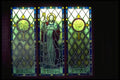 024078 Christ In Stained Glass Window A4 Photo Print