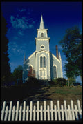 024080 Victorian Church Frontal A4 Photo Print
