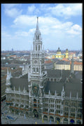 024088 Tall Towered Gothic Cathedral A4 Photo Print