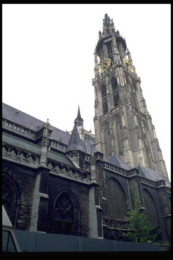 024089 Church Tower With Clock A4 Photo Print
