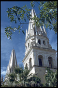 024095 Mexican Church Steeple A4 Photo Print