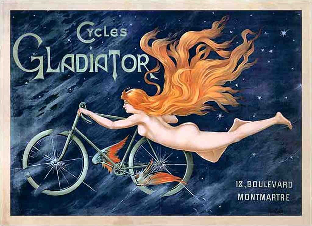 025 Bicycles 2 Vintage A4 Photo Print