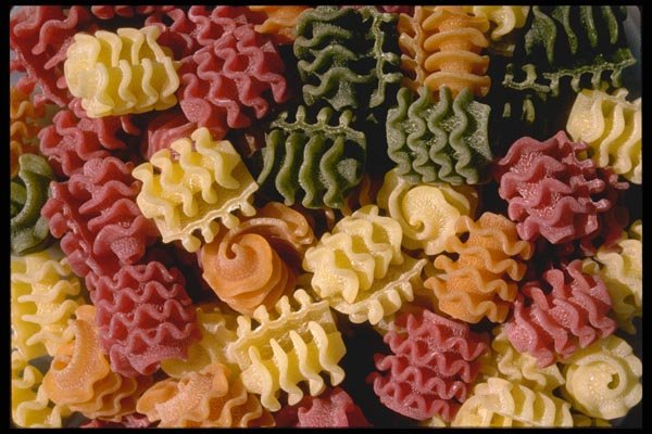 025033 Coloured Pasta A4 Photo Print