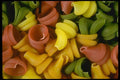 025065 Coloured Pasta Funnels A4 Photo Print