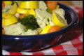 025080 Bowl Of Cooked Vegetables Close Up  A4 Photo Print