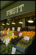 025082 Fruit Market A4 Photo Print