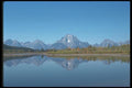 026005 Reflection Of Mountain In Lake A4 Photo Print