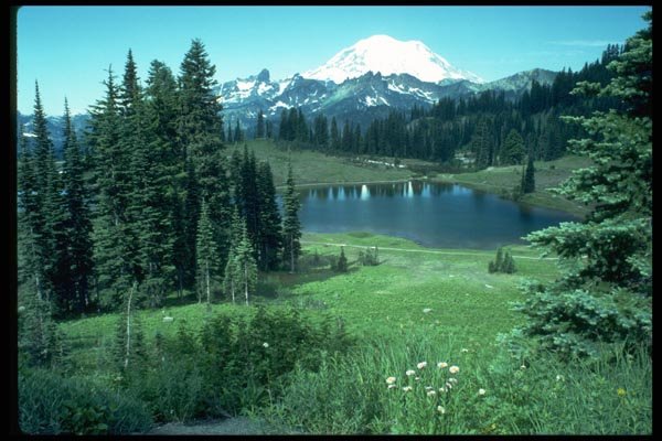 026009 Lake Tipsoo At Chinook Pass A4 Photo Print