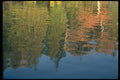 026023 Fall Reflections In Lake A4 Photo Print