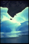 026027 Melting Ice Walls A4 Photo Print