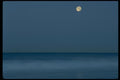 026032 Full Moon Over Calm Ocean A4 Photo Print