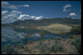026035 Still Lake, Arid Scenery A4 Photo Print