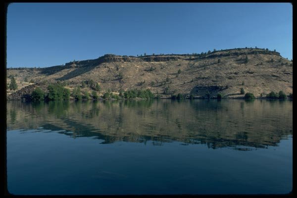 026036 Still Lake Reflection A4 Photo Print