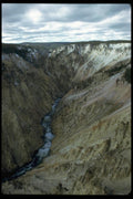 026054 River Rapids In Steep Canyon A4 Photo Print