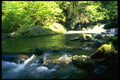 026088 Sun On River Falls A4 Photo Print
