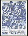 027 02 cortinas chelsea lurkers sham69 gig Advert A4 Photo Print