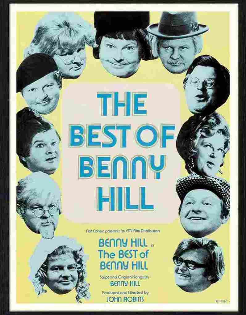 027 11 best of benny hill Advert A4 Photo Print