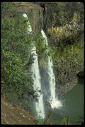 027005 Waterfall, Side View A4 Photo Print