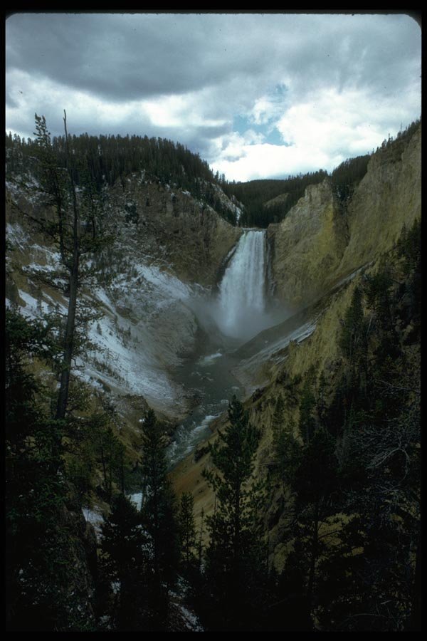 027015 Waterfall In Steep Gulch A4 Photo Print