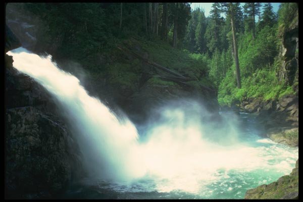 027030 Glazer Park North Fork Falls A4 Photo Print