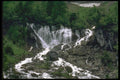 027038 Snow fed Waterfall A4 Photo Print