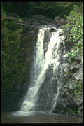 027049 Waterfall Into Gentle Pool A4 Photo Print