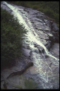 027051 Stream Falling Over Shale Rock A4 Photo Print