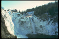 027054 Winter Waterfalls A4 Photo Print