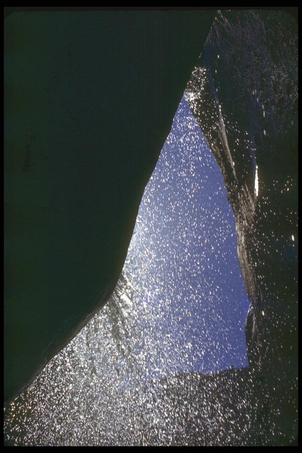 027056 Through Waterfall From Cave A4 Photo Print