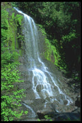 027058 Stream Waterfall A4 Photo Print